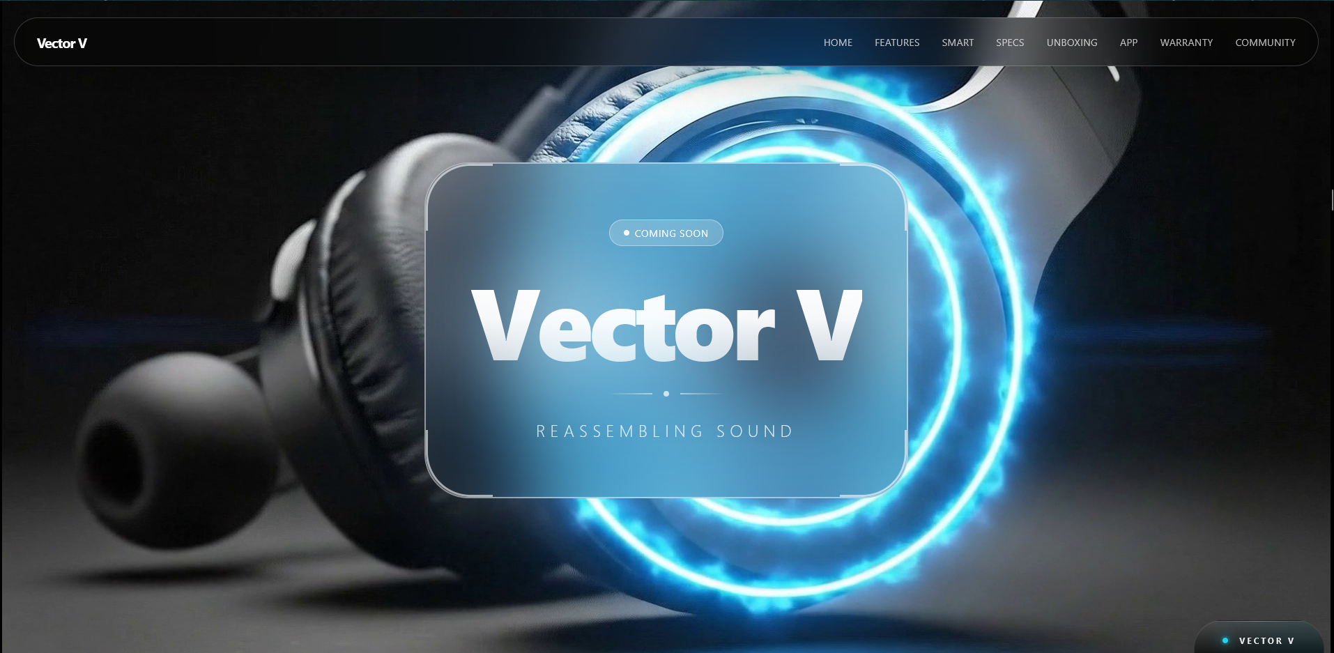 Vector V Audio Headphones project preview
